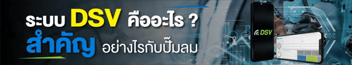 DSV feature เด่นของปั๊มลมสกรูเดลต้าที่ปั๊มลมอื่นๆไม่มี