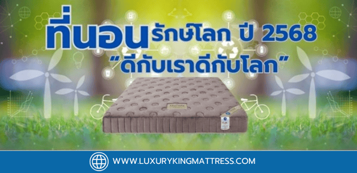 🌿ที่นอนรักษ์โลก ปี 2568 : ดีกับเราดีกับโลก