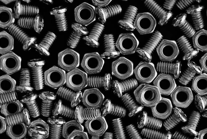 ตารางเปรียบเทียบสกรูและน็อต