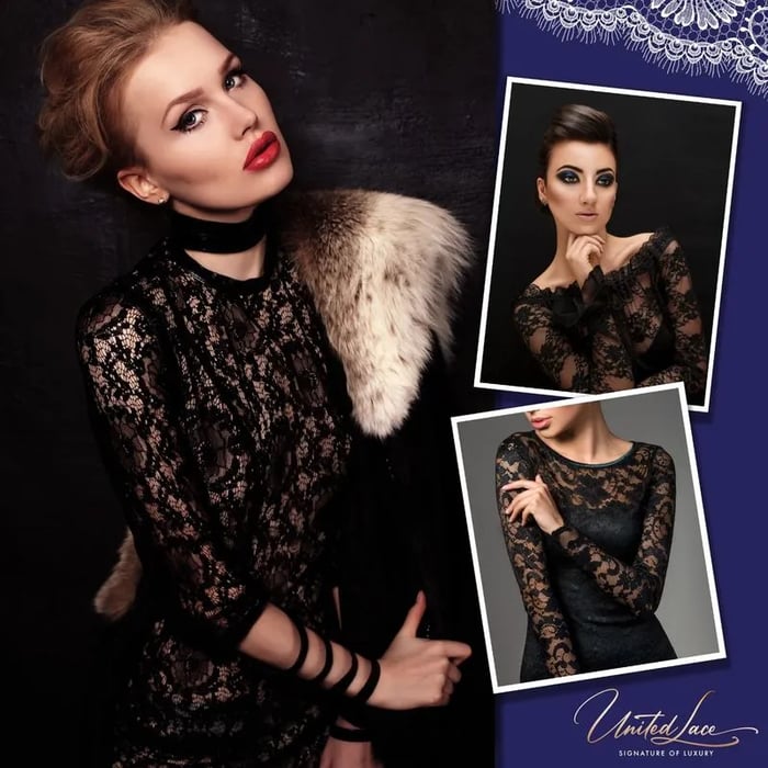 Cotton lace fabric, Lace shop