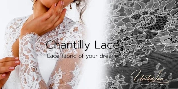 ผ้าลูกไม้ Chantilly Lace