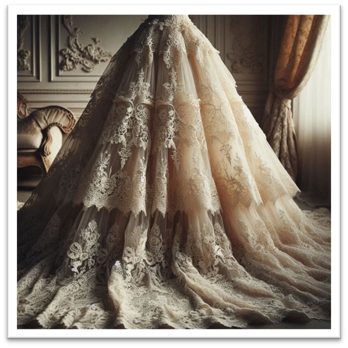 Cotton lace fabric, Fancy lace fabric