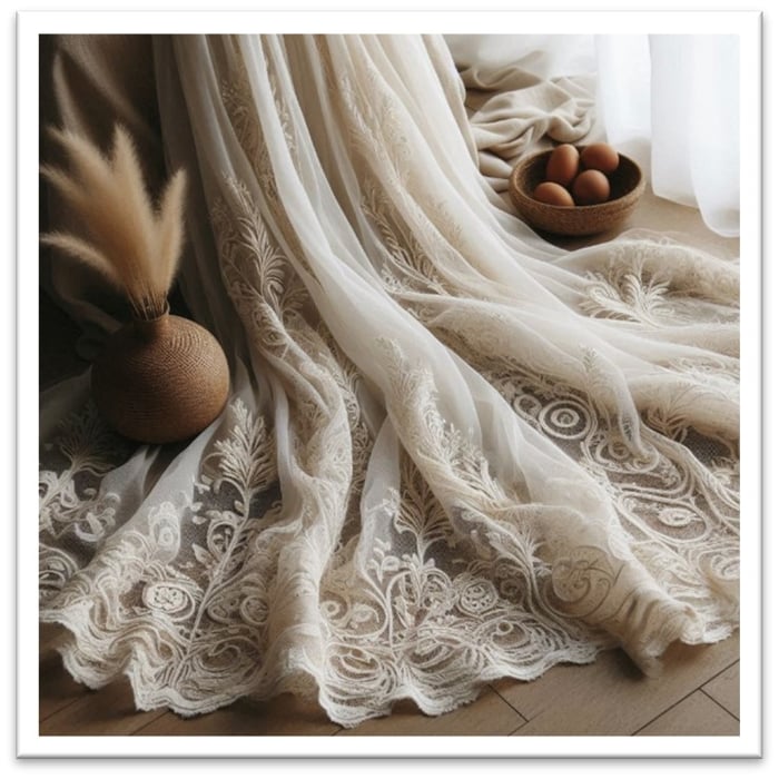 Lace fabric, Cotton lace fabric