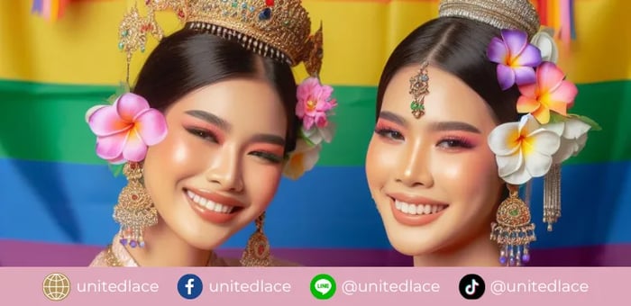การผสมผสานของลายผ้าและลูกไม้: พาเลตความภาคภูมิใจ