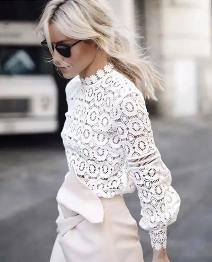 Remember, the key to creating a casual and chic look with lace fabric is to maintain an effortless vibe. Don't be afraid to experiment with different combinations until you find a style that reflects your personal taste and comfort level