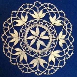 Lace Appliqué are single motifs that can be bought separately. Lace motifs can be appliquéd onto garments and are a cost-effective way to decorate garments. They can be made from cotton or nylon.