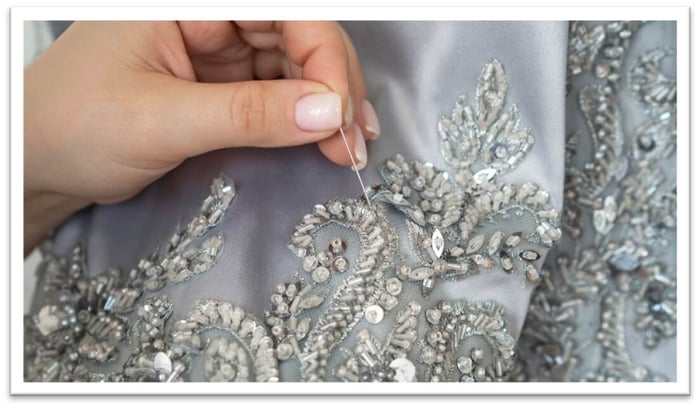 Cotton lace fabric, Embroidery fabric