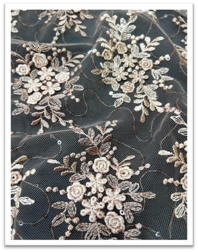  Explain the lace fabric of the United Lace