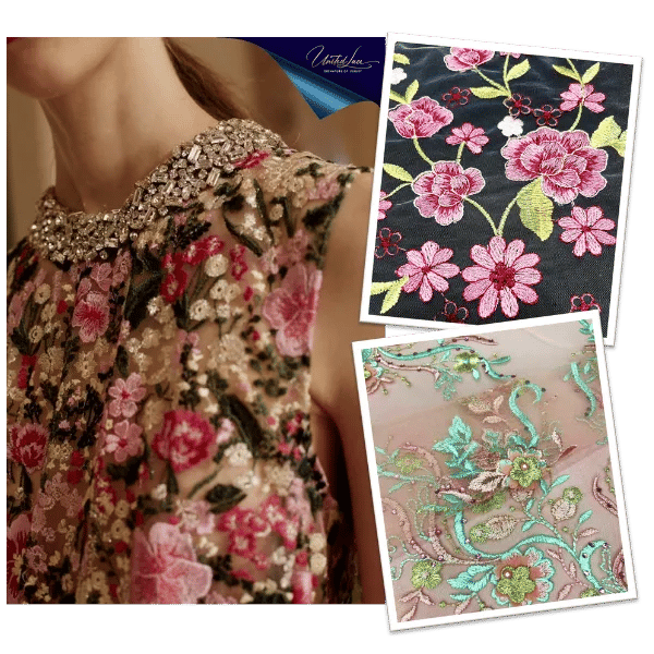 ลูกไม้ Multicolor Lace