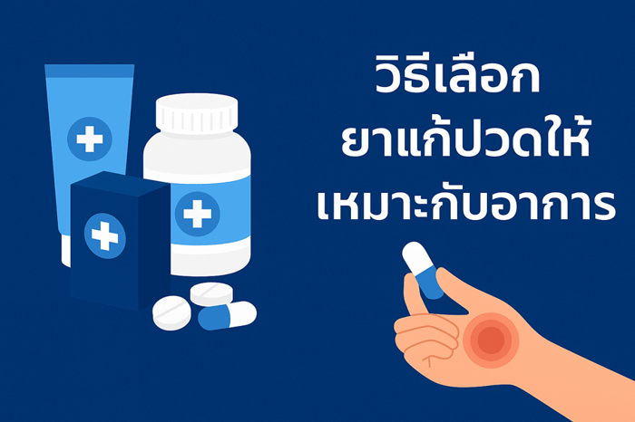 การเลือกยาแก้ปวดเข่าควรพิจารณาตามระดับอาการ และความปลอดภัยต่อสุขภาพ โดยสามารถแบ่งออกได้เป็น 4 ประเภทหลัก: