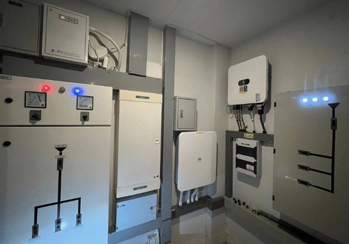 ภาพประกอบการติดตั้งโซลาร์เซลล์ที่มี Smart Guard