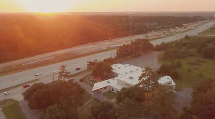 Aerial View of Tomball, TX