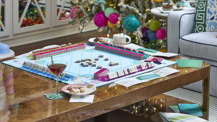 Mahjong Game Table Setup