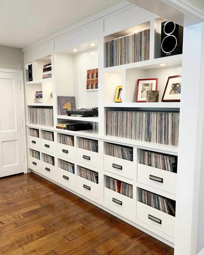 In Home Vinyl Record Storage