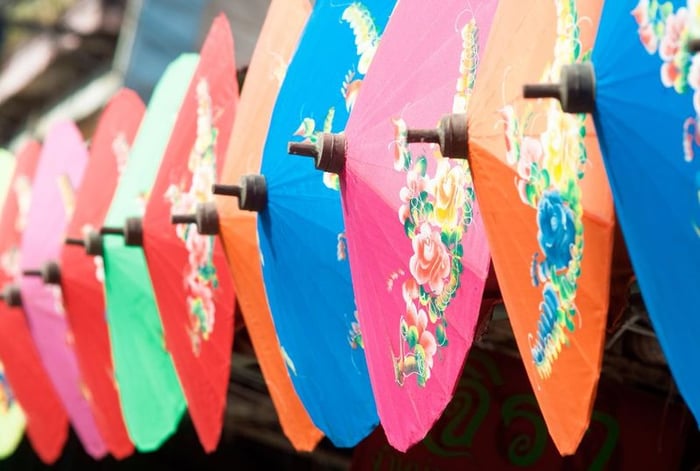 5. Bo Sang Umbrella Festival (Third weekend of January)