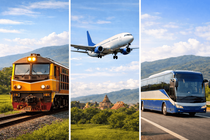 Train vs. Plane vs. Bus: Which is the Best Way to Travel to Chiang Mai?
