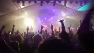 Crowd shot of Bloomington's Bourbon Bash and Tequila Fest