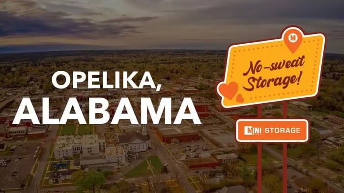 Mini Mall Storage in Opelika, Alabama