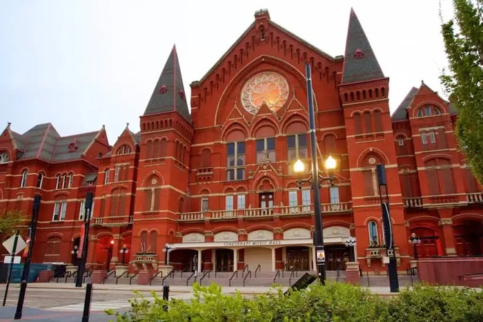 Music hall in Over-the-Rhine in Cincinnati