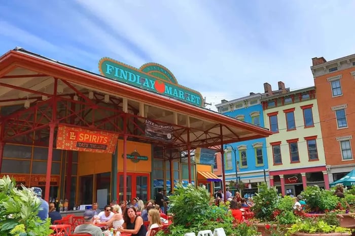 Historic Findlay market near Mini Mall Storage storage facilties