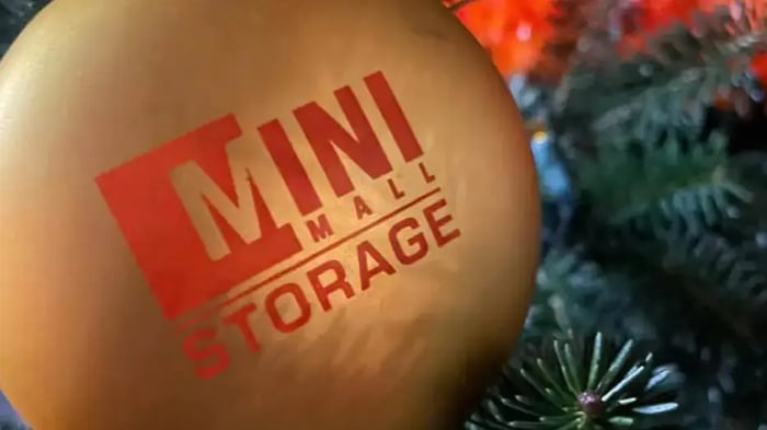 Mini Mall Storage Christmas Ornament