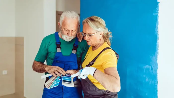 Empty nesters deciding on paint color