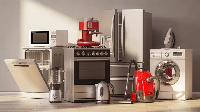 kitchen appliances to be stored at Mini Mall Storage