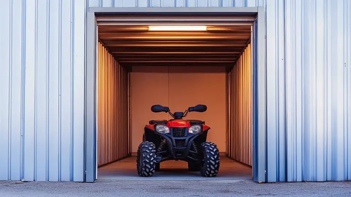 Quad / ATV / 4-wheeler in storage