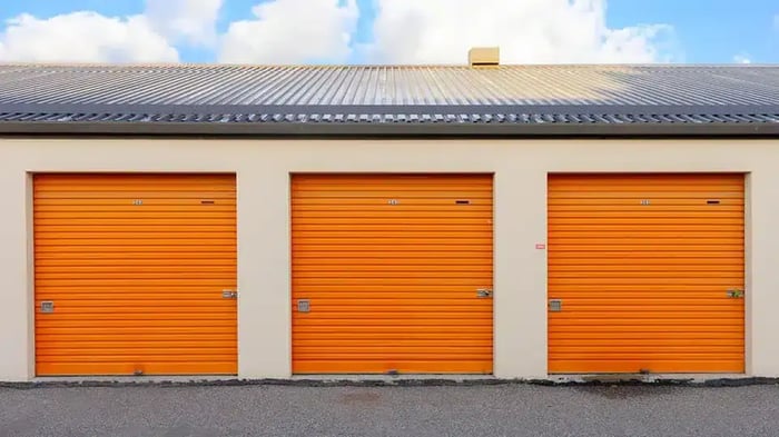 Mini Mall Storage drive up storage units