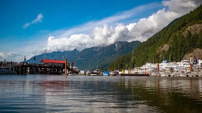Horseshoe Bay ferry terminal in West Vancouver