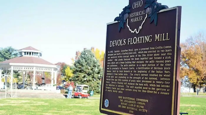 Devol's floating mill