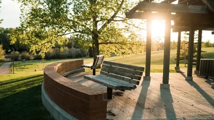 a park in Camrose, AB