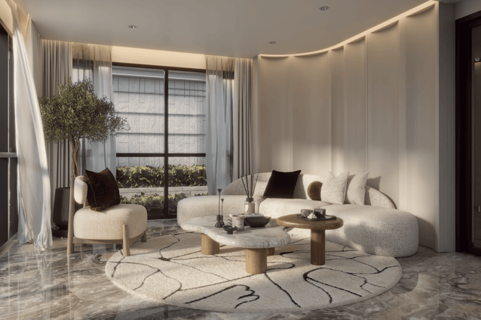 สไตล์อย่าง Modern Minimal หรือ Scandinavian ไม่ต้องตกแต่งเยอะ ลดค่าใช้จ่ายวัสดุและแรงงาน แต่ยังคงความสวยแบบโปร่ง โล่ง และน่าอยู่