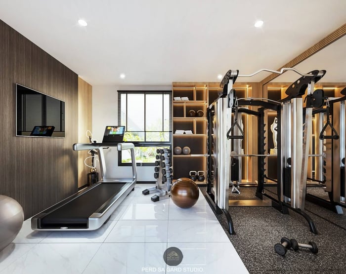 Home Fitness โครงการออกแบบ Private Residential