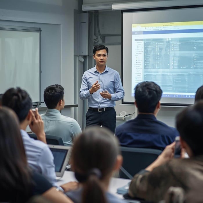 ไม่มีการเทรนระบบ ERP ที่เข้าถึงได้จริง