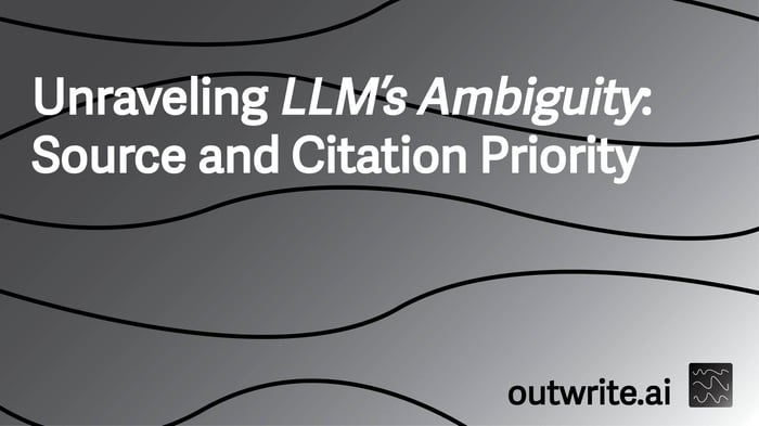 Unraveling LLM's Ambiguity: Source and Citation Priority