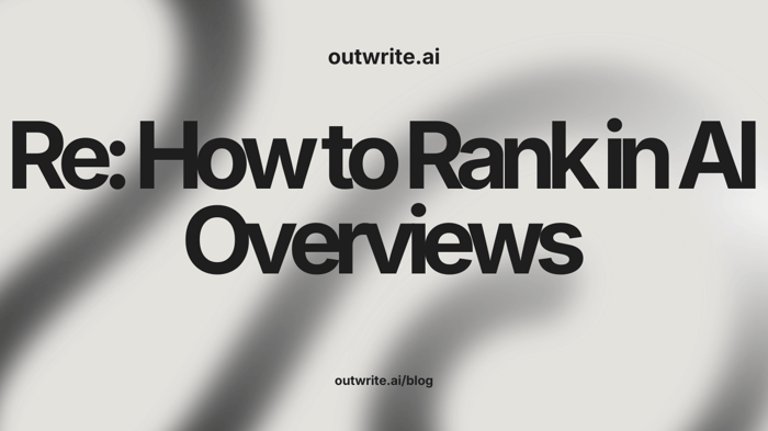 How to Rank in Google AI Overviews and Gemini