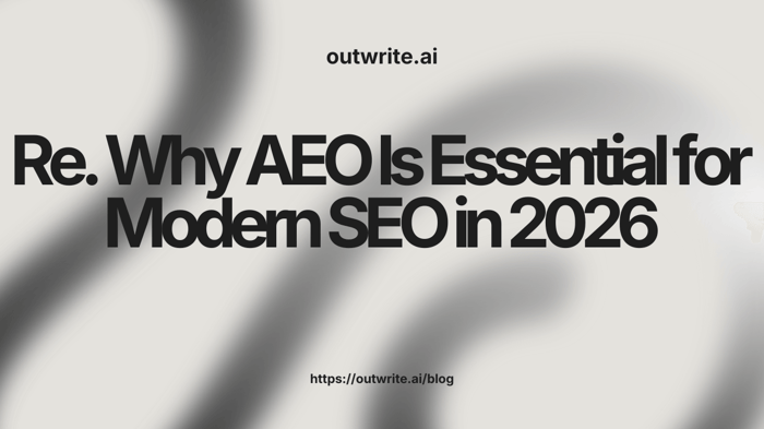 Why AEO Is Essential for Modern SEO in 2026