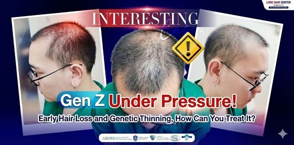 Gen Z Under Pressure! Early Hair Loss and Genetic Thinning, How Can You Treat It?