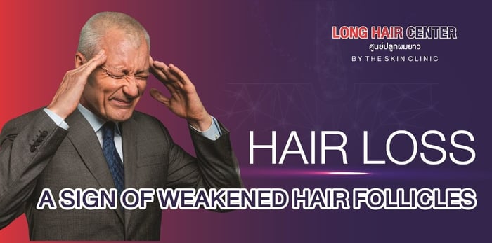 Hair falling out and thinning: signs of weakened hair roots