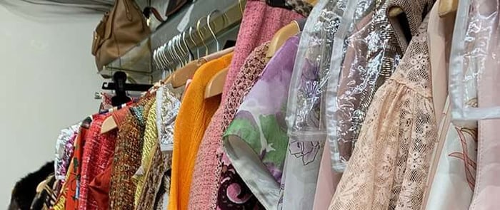 Photo of clothes on rack