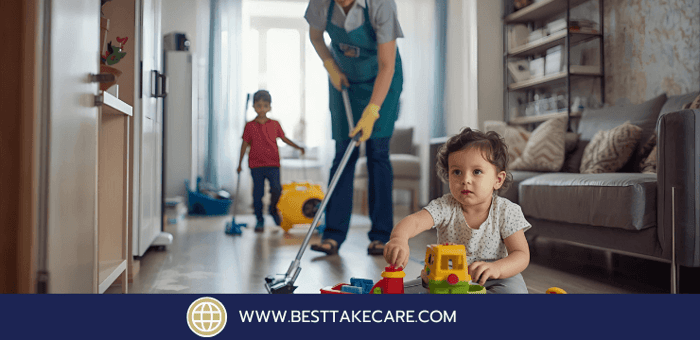 บริการจัดหาแม่บ้านเฉพาะทางสำหรับบ้านที่มีเด็กเล็ก