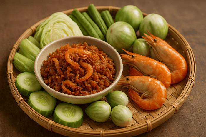 น้ำพริกกุ้งแห้ง — หอมกรอบในรสชาติเข้มข้น (ภาคกลางและภาคใต้)