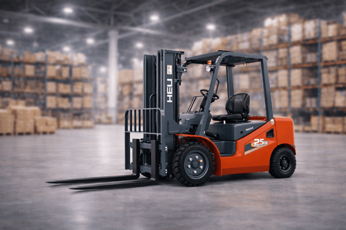 รถโฟล์คลิฟท์เบนซิน และ LPG (Gasoline/LPG Forklift): ความคล่องตัวที่ลงตัว