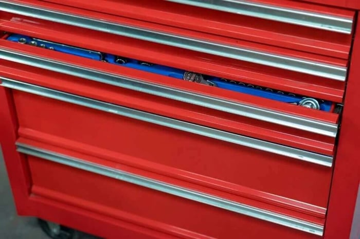 red tool box