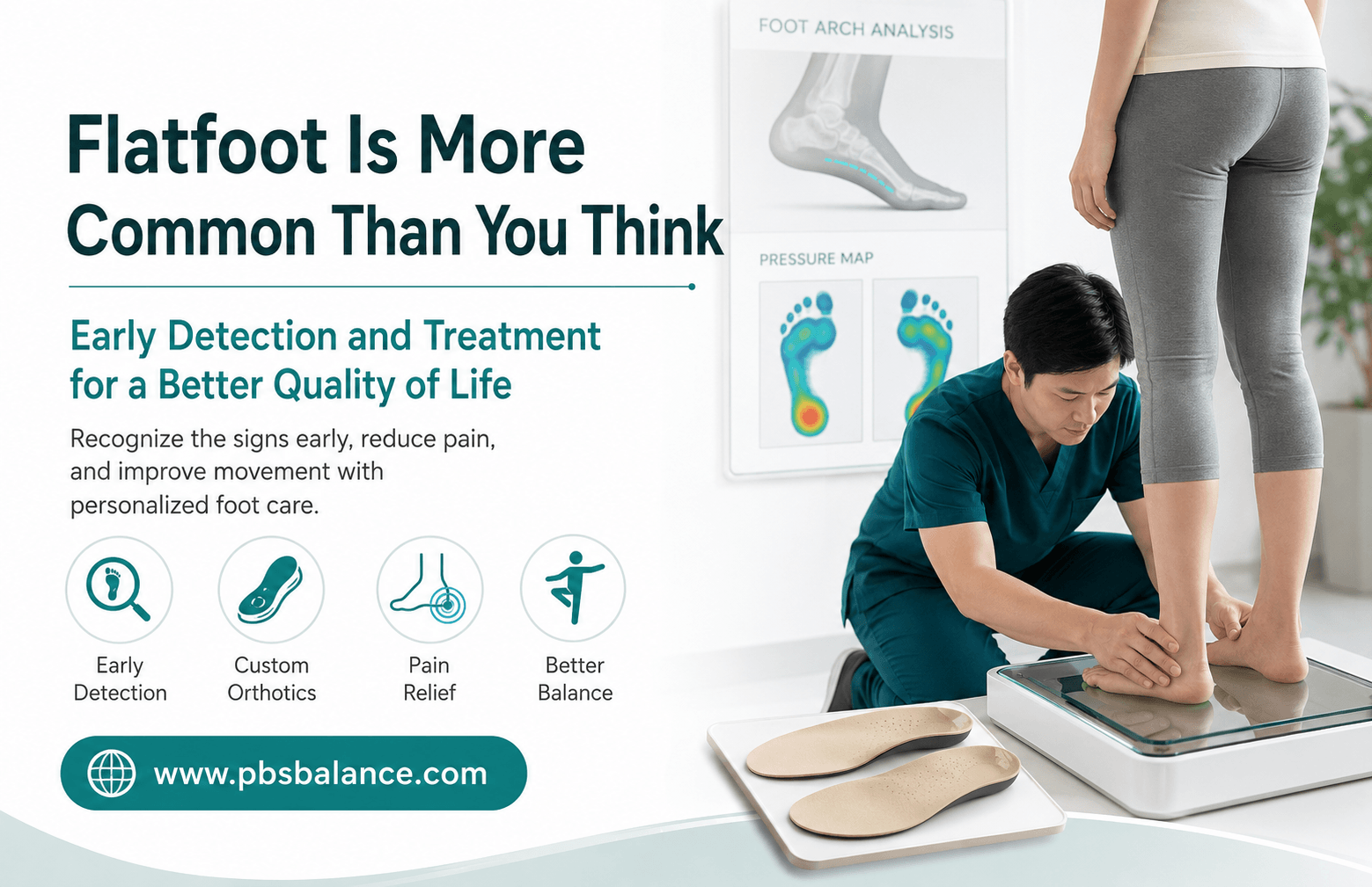 Flatfoot Is More Common Than You Think: Early Detection and Treatment for a Better Quality of Life