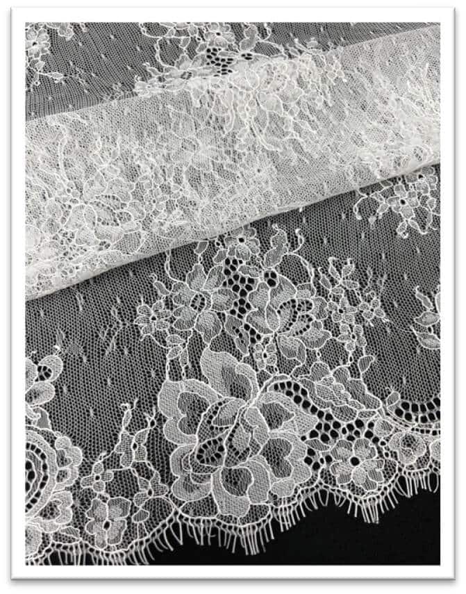  Explain the lace fabric of the United Lace