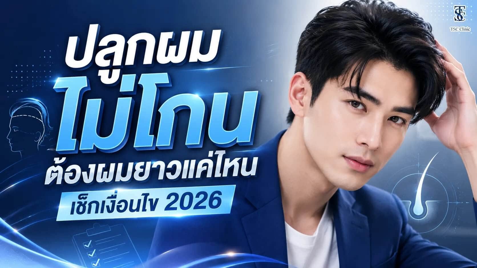 ปลูกผมไม่โกนต้องมีผมยาวแค่ไหน