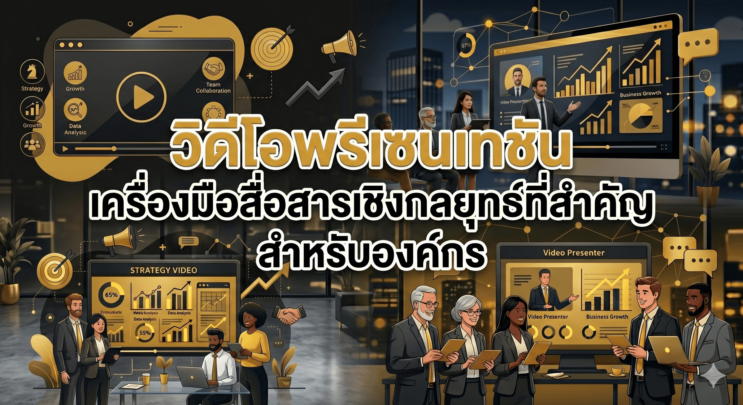 Video Presentation (วิดีโอพรีเซนเทชั่น) : เครื่องมือสื่อสารเชิงกลยุทธ์ที่สำคัญสำหรับองค์กร