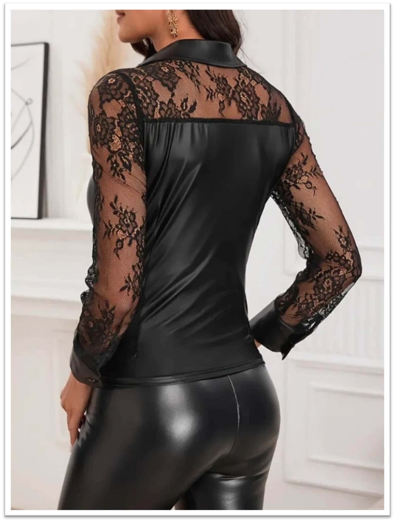 Mix with matte fabrics like denim or satin for edgy contrast.